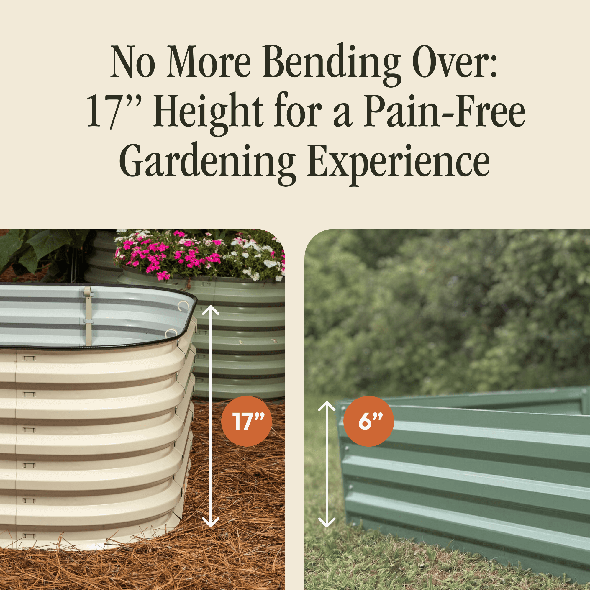 Gro-Rite "No Tools Needed" Premium Metal Raised Garden Bed Kit - Che Cose Belle