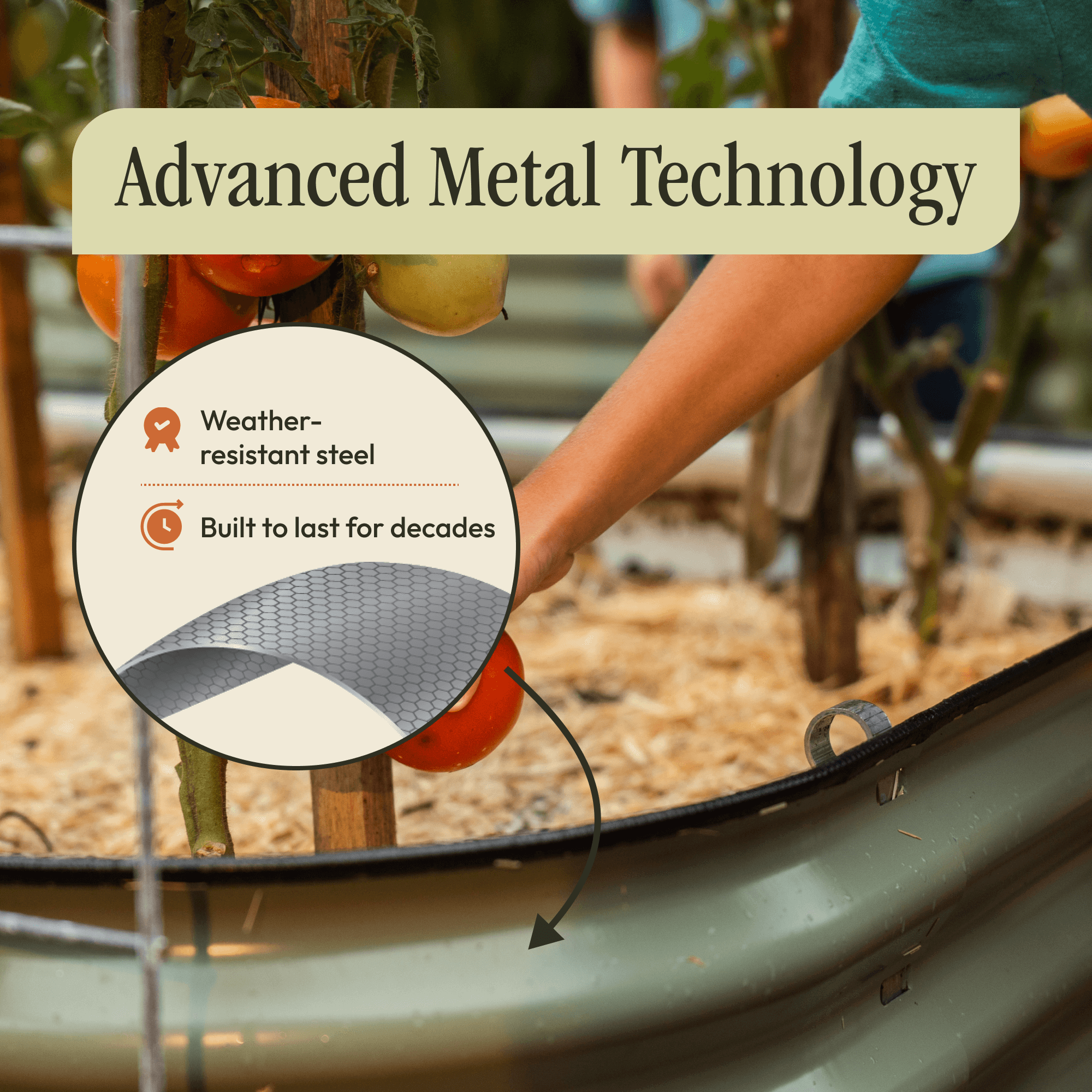 Gro-Rite "No Tools Needed" Premium Metal Raised Garden Bed Kit - Che Cose Belle