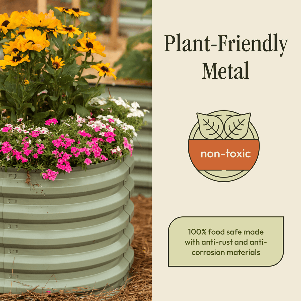 Gro-Rite "No Tools Needed" Premium Metal Raised Garden Bed Kit - Che Cose Belle
