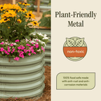 Gro-Rite "No Tools Needed" Premium Metal Raised Garden Bed Kit - Che Cose Belle