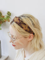 Groovy Tuesday Embroidered Headband - Che Cose Belle