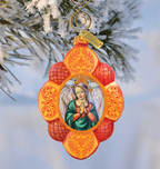 Guardian Angel Sculpted Hand-Painted Christmas Ornament by G. DeBrekht - Nativity Holiday Decor - 610831 - Che Cose Belle