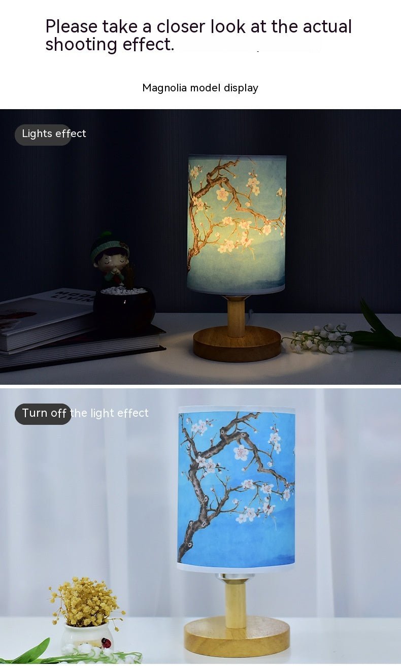 Guo Feng Cozy Table Lamp Bedroom Bedside Chinese Style Decoration - Che Cose Belle
