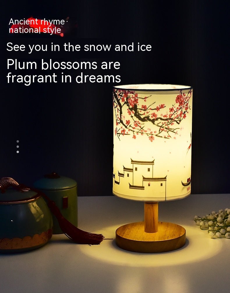 Guo Feng Cozy Table Lamp Bedroom Bedside Chinese Style Decoration - Che Cose Belle
