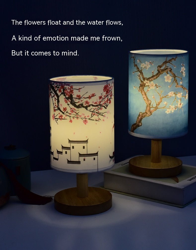Guo Feng Cozy Table Lamp Bedroom Bedside Chinese Style Decoration - Che Cose Belle