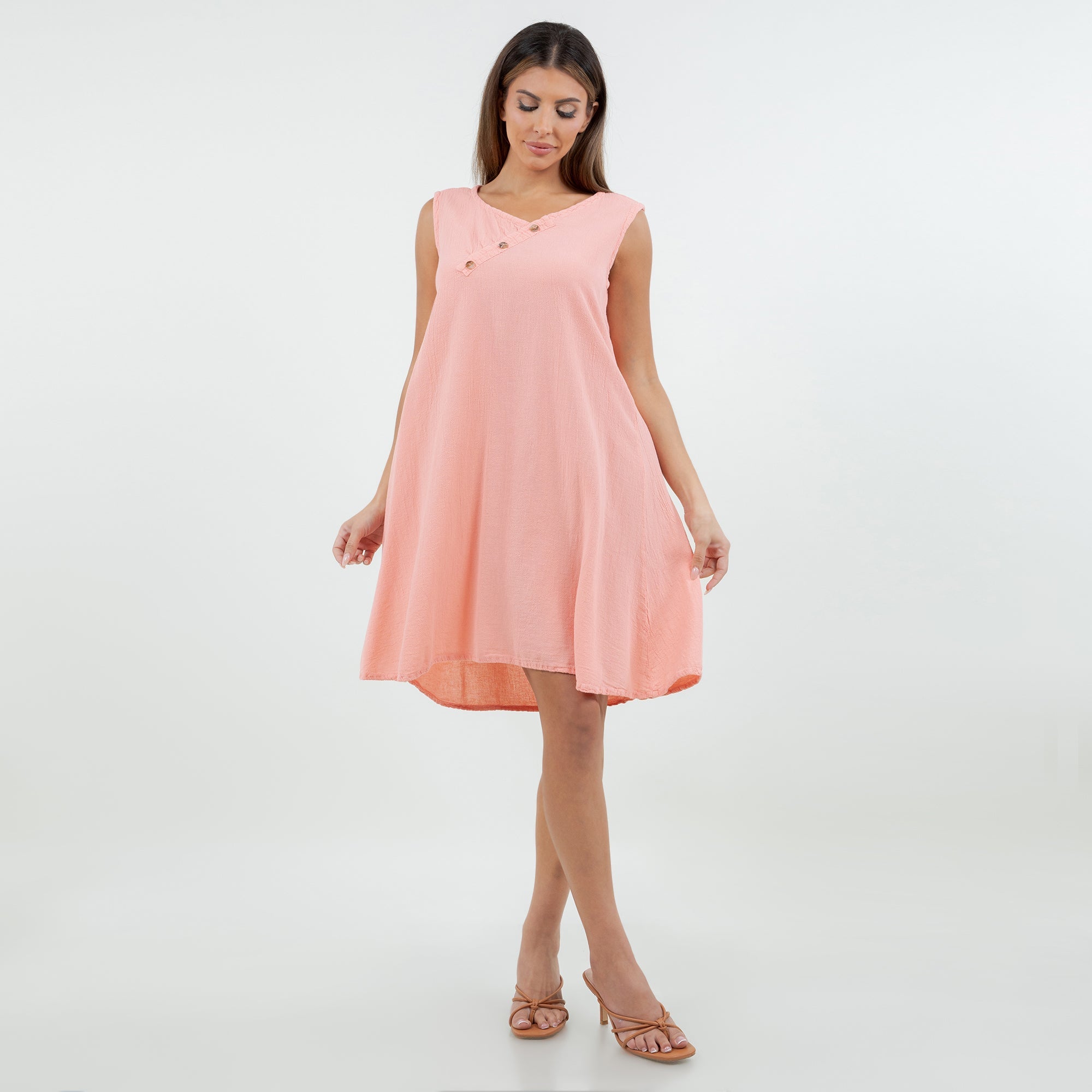 Hailey Dress 100% Cotton Gauze - Che Cose Belle