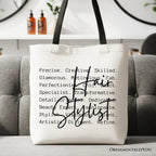 Hair Stylist Definition Canvas Tote Bag, Beauty Salon Appreciation Words Gift Shopper - Che Cose Belle