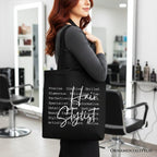 Hair Stylist Definition Canvas Tote Bag, Beauty Salon Appreciation Words Gift Shopper - Che Cose Belle