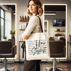 Hair Stylist Definition Canvas Tote Bag, Beauty Salon Appreciation Words Gift Shopper - Che Cose Belle