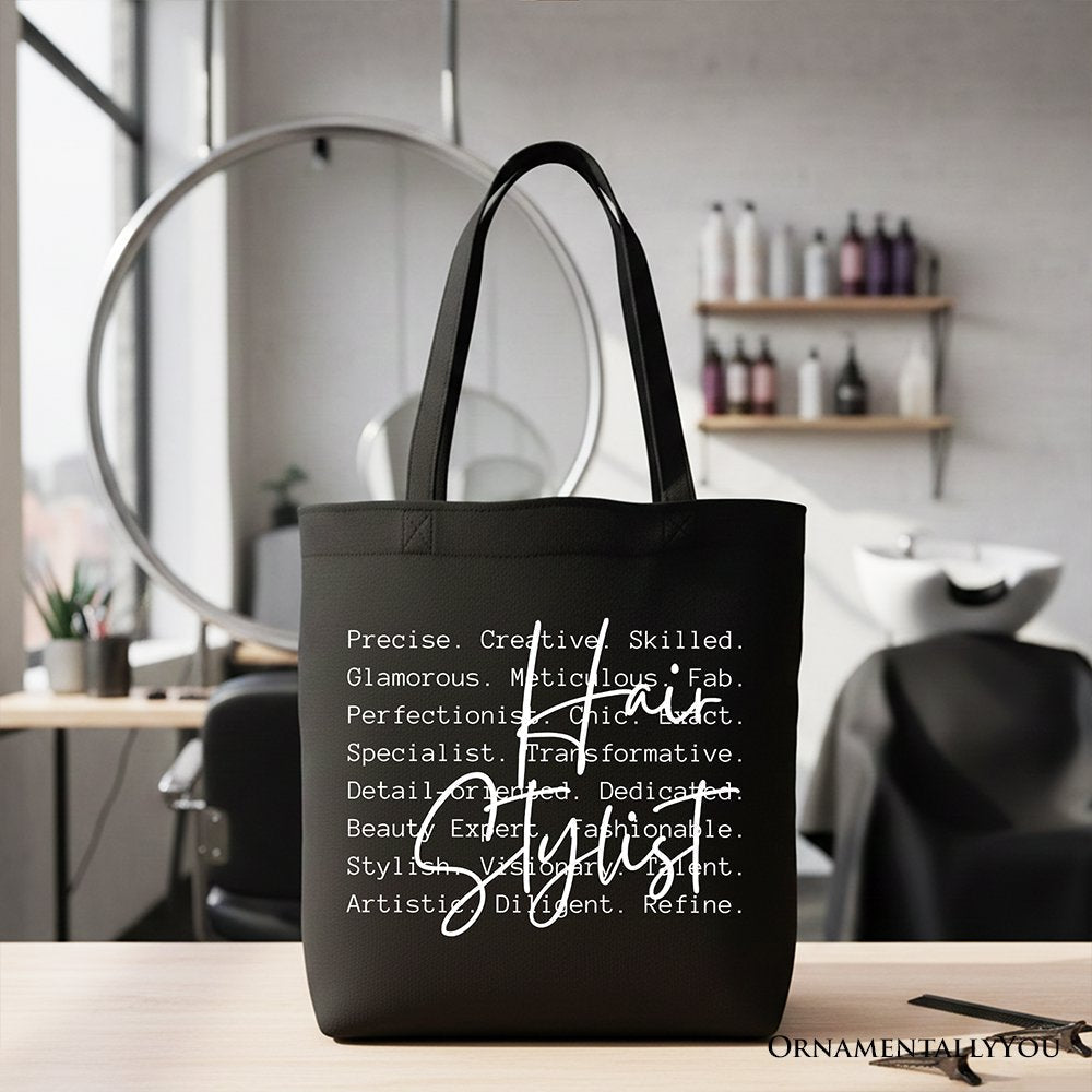 Hair Stylist Definition Canvas Tote Bag, Beauty Salon Appreciation Words Gift Shopper - Che Cose Belle