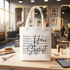 Hair Stylist Definition Canvas Tote Bag, Beauty Salon Appreciation Words Gift Shopper - Che Cose Belle