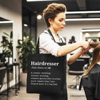 Hairdresser Definition Canvas Tote Bag, Funny Gift Shopper for Creative and Talented Stylists - Che Cose Belle
