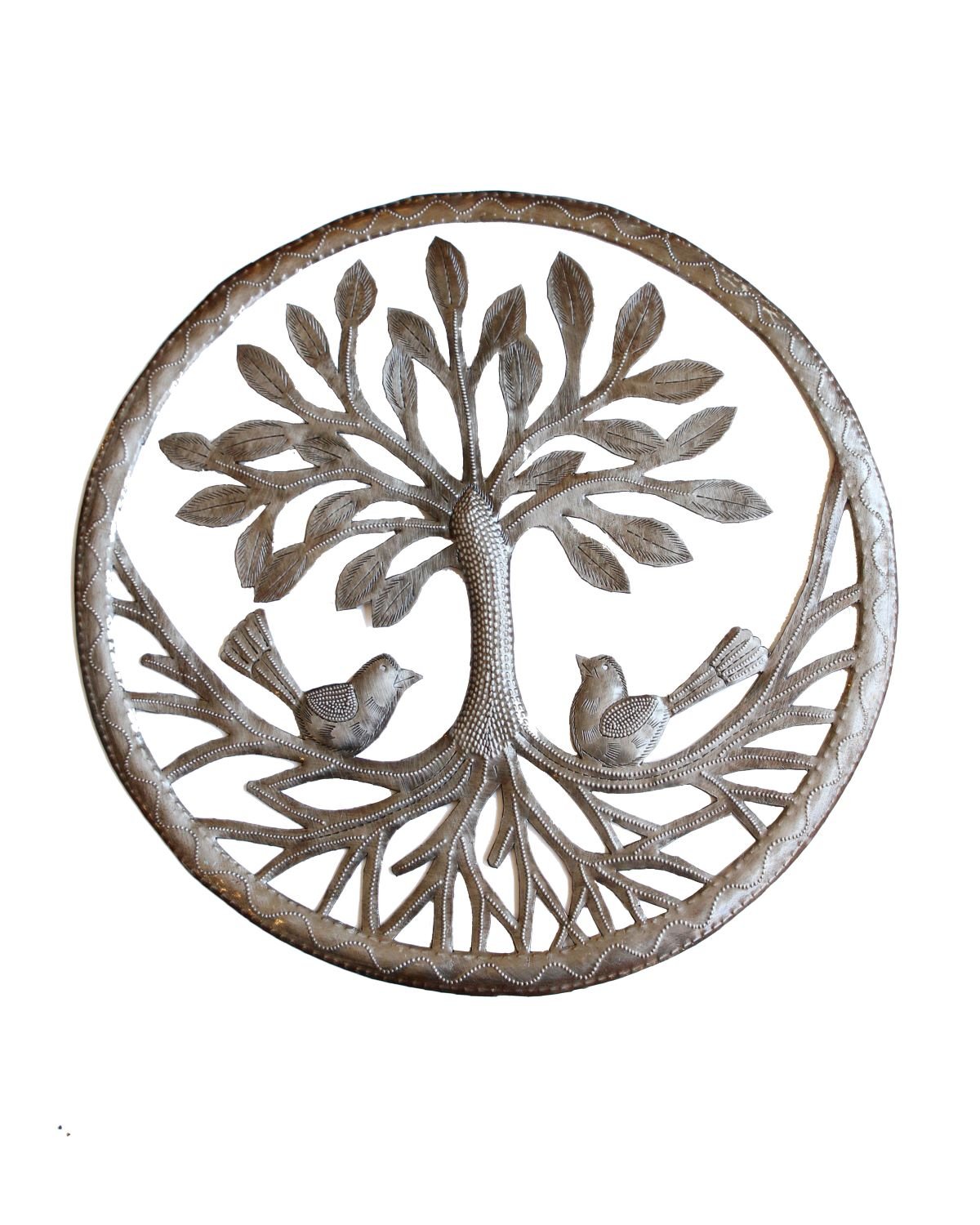 Haitian Tree of Life Metal Art - Round - Che Cose Belle