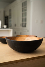 Half Charred Ashwood Nesting Bowl Set - Che Cose Belle