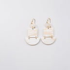 Half Circle Square Earrings - Che Cose Belle