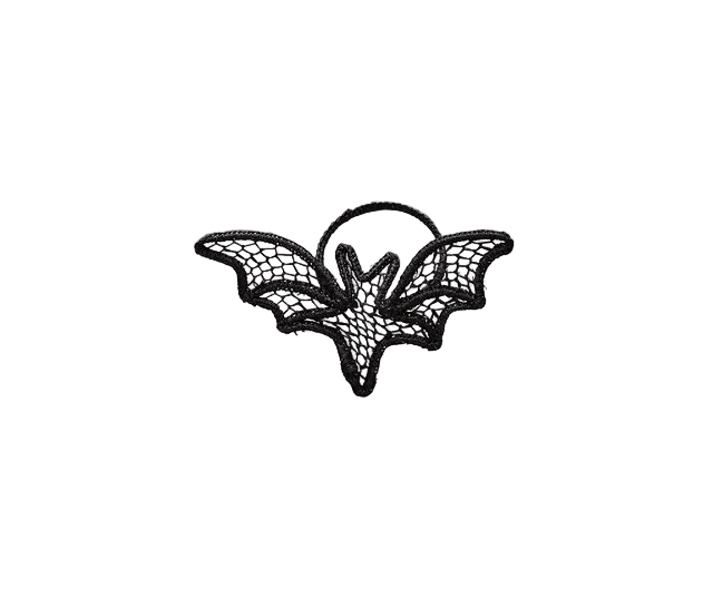 Halloween Bat Napkin Ring – Black Lace Gothic Napkin Holder – Handmade Spooky Table Decor – Fall Party Accent – Witchy Dinner Setting - Che Cose Belle