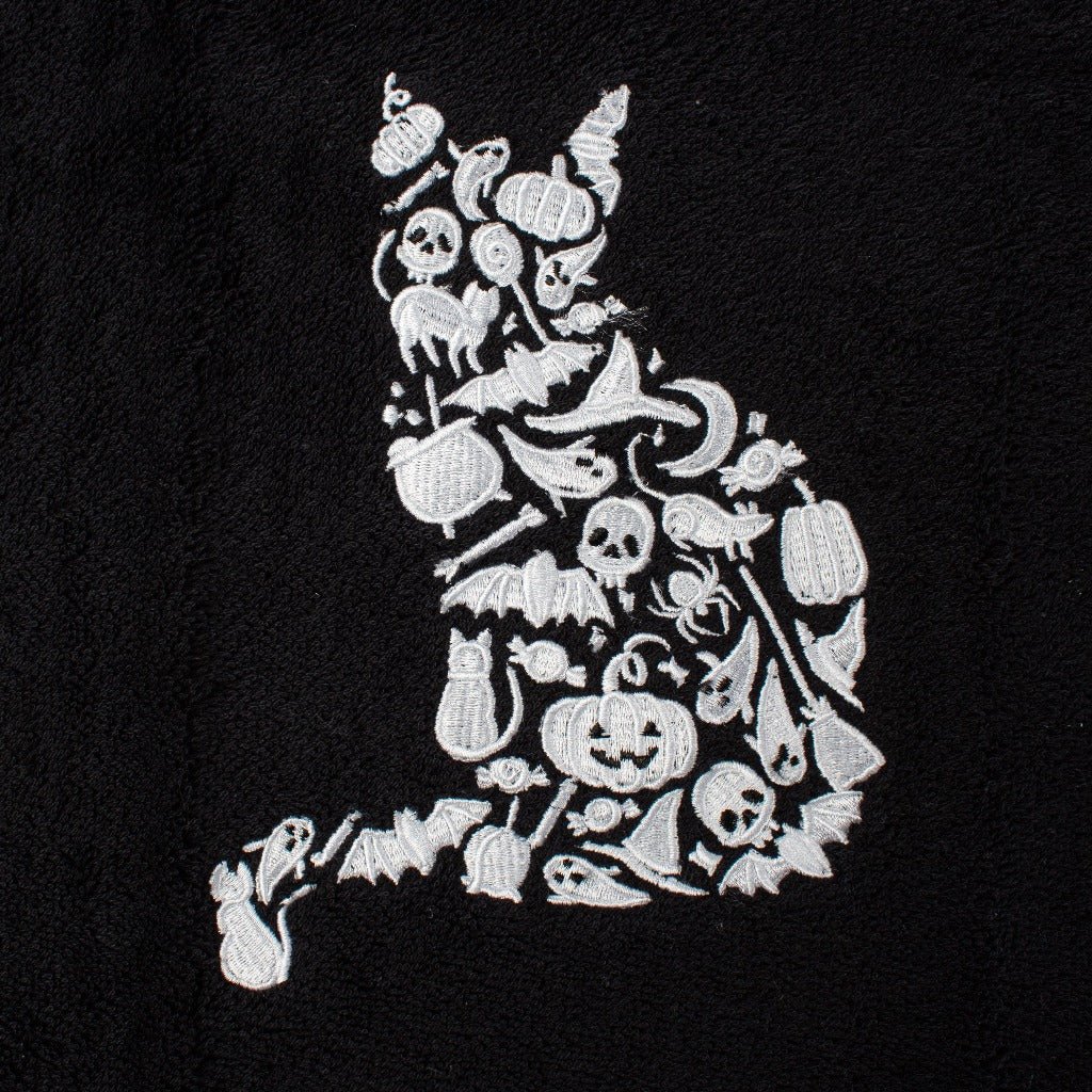 Halloween Cat Hand Towel - Che Cose Belle
