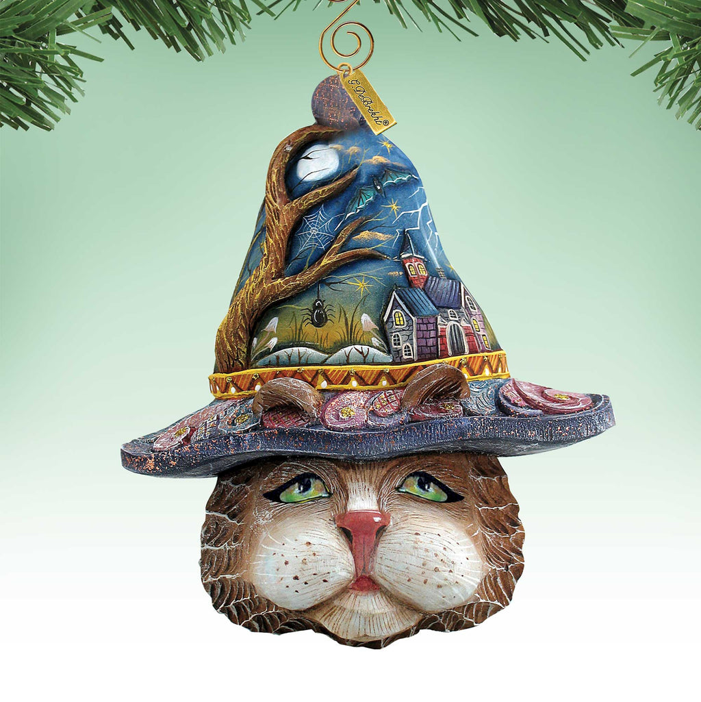 Halloween Cat Sculpted Ornament by G. DeBrekht - 621146 - Che Cose Belle
