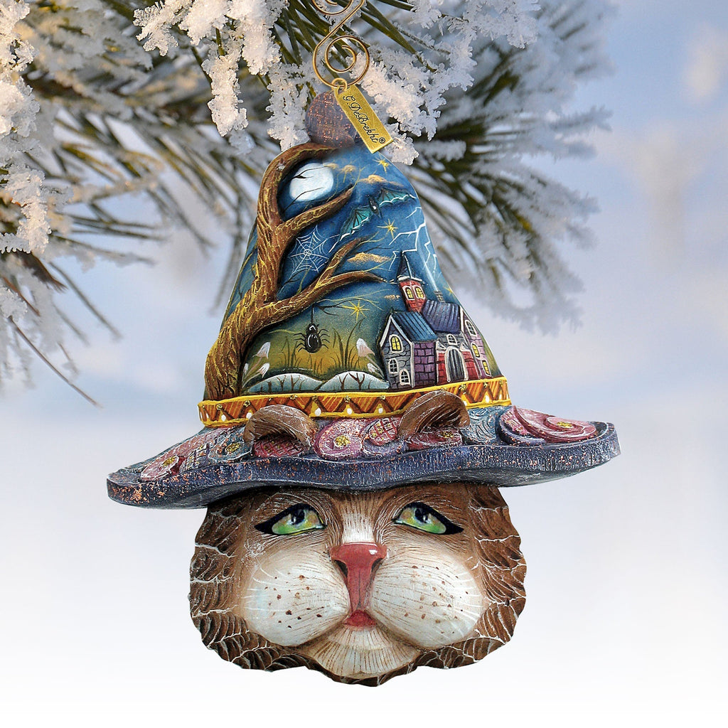 Halloween Cat Sculpted Ornament by G. DeBrekht - 621146 - Che Cose Belle