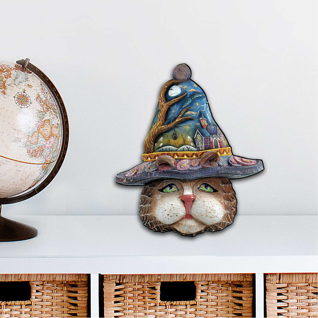 Halloween Eve Cat Halloween Door Decor by G. DeBrekht - Thanksgiving Halloween Decor - 8161039H - Che Cose Belle