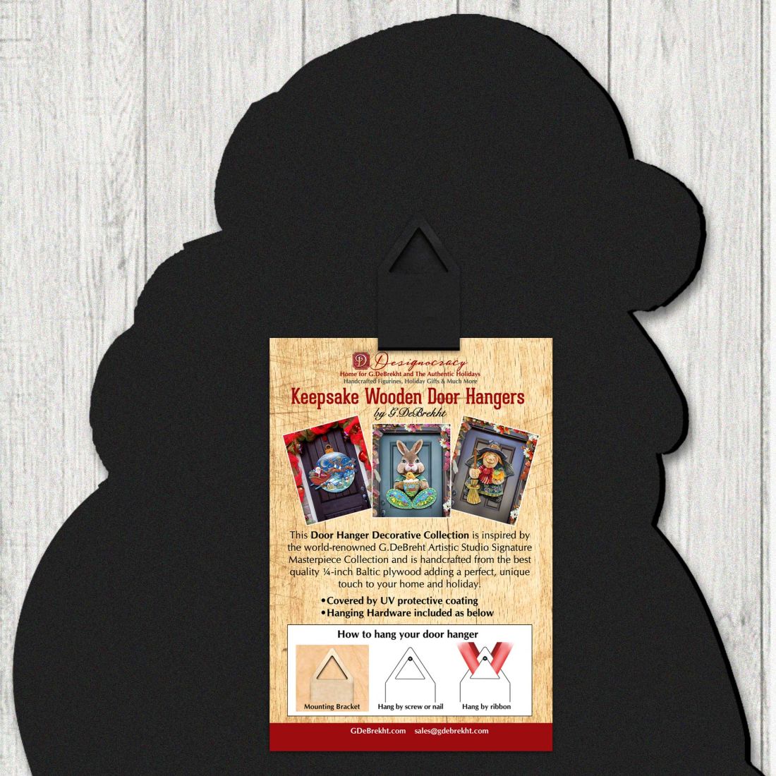 Halloween Eve Cat Halloween Door Decor by G. DeBrekht - Thanksgiving Halloween Decor - 8161039H - Che Cose Belle