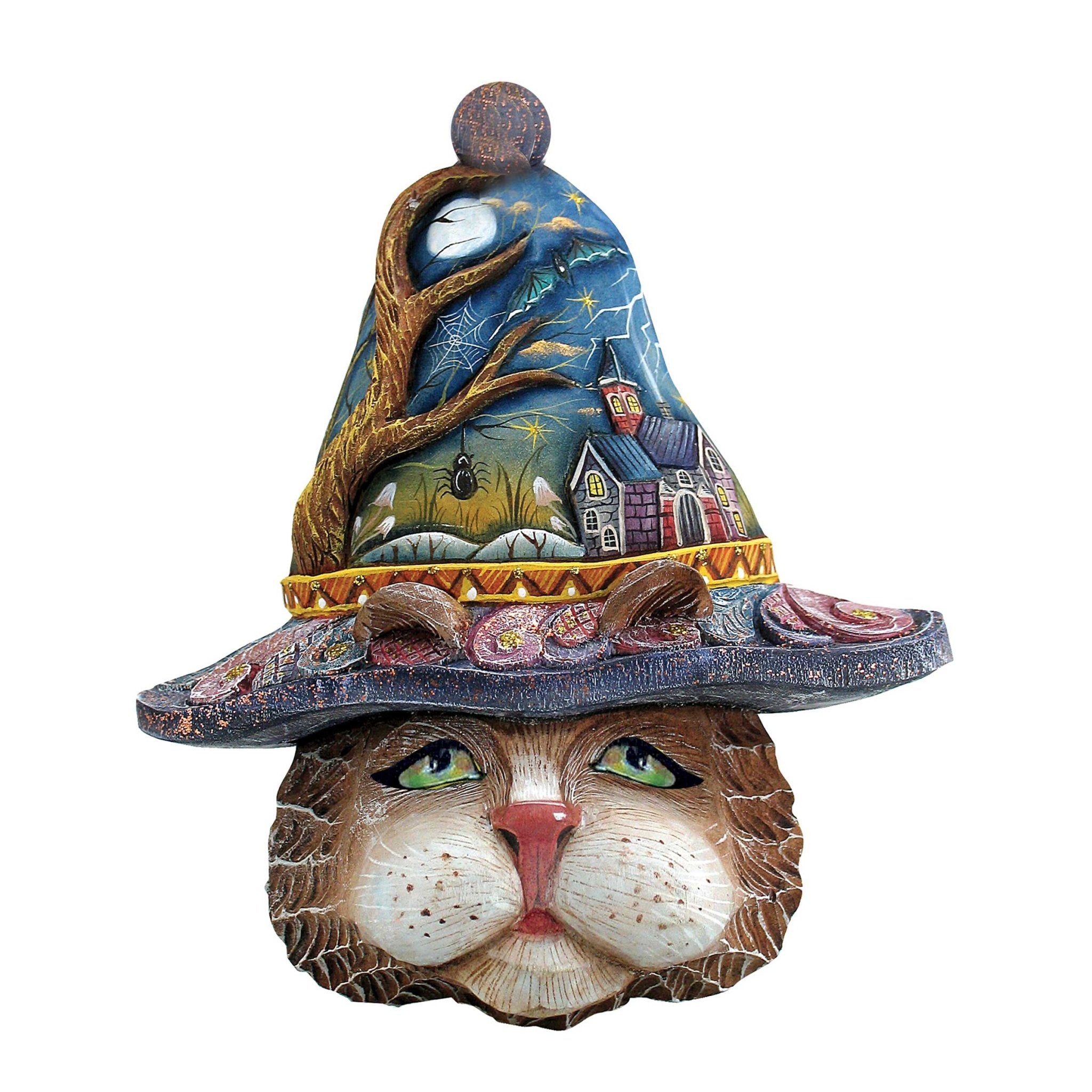 Halloween Eve Cat Halloween Door Decor by G. DeBrekht - Thanksgiving Halloween Decor - 8161039H - Che Cose Belle
