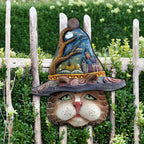 Halloween Eve Cat Halloween Door Decor by G. DeBrekht - Thanksgiving Halloween Decor - 8161039H - Che Cose Belle