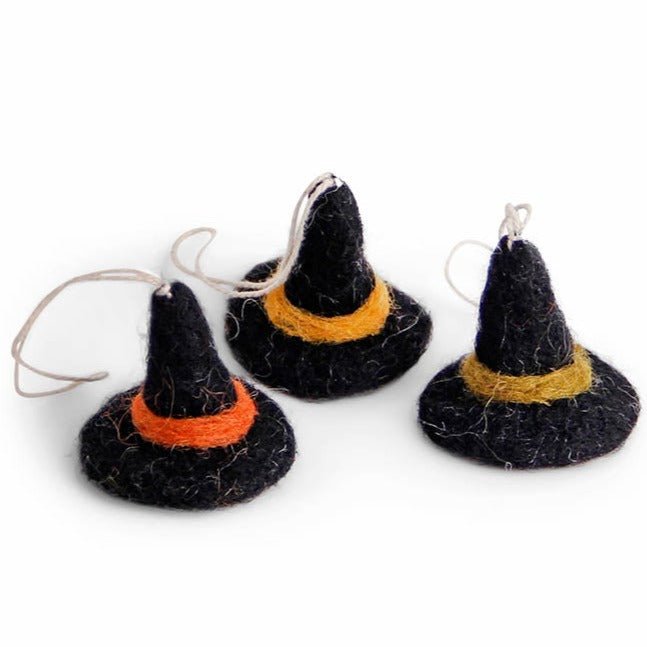 Halloween Hanging Decoration - Witch Hats (Set of 3) - Che Cose Belle