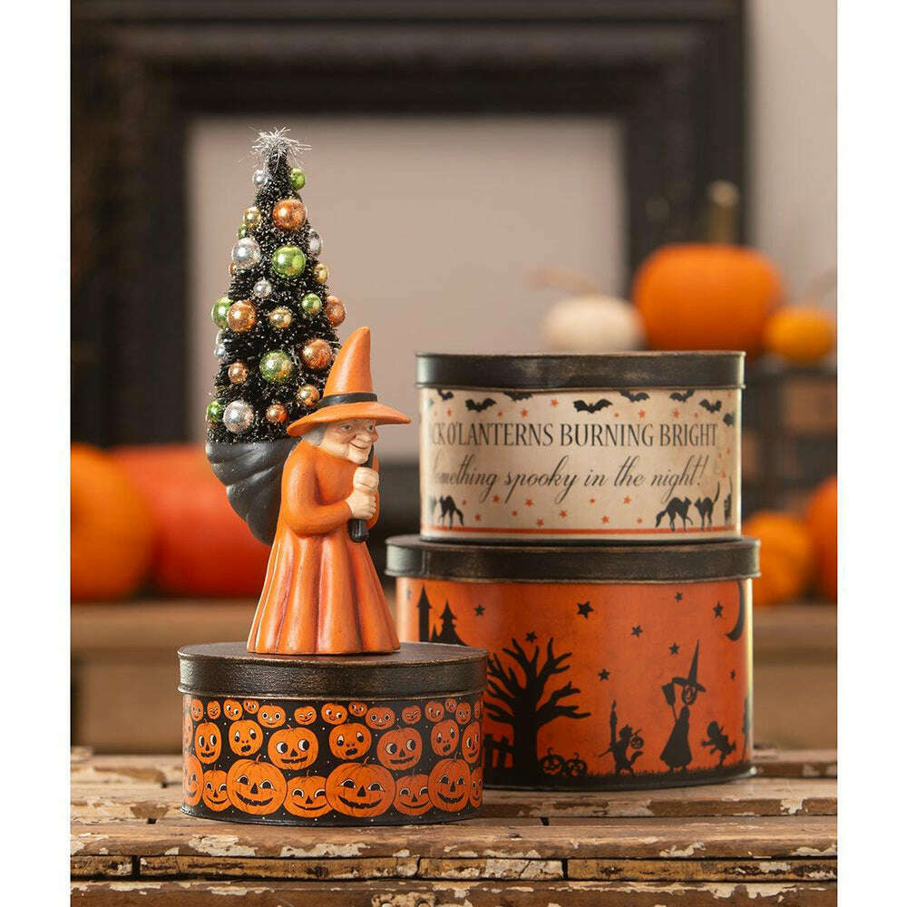 Halloween Vintage Tins Set/3 by Bethany Lowe Designs - Che Cose Belle