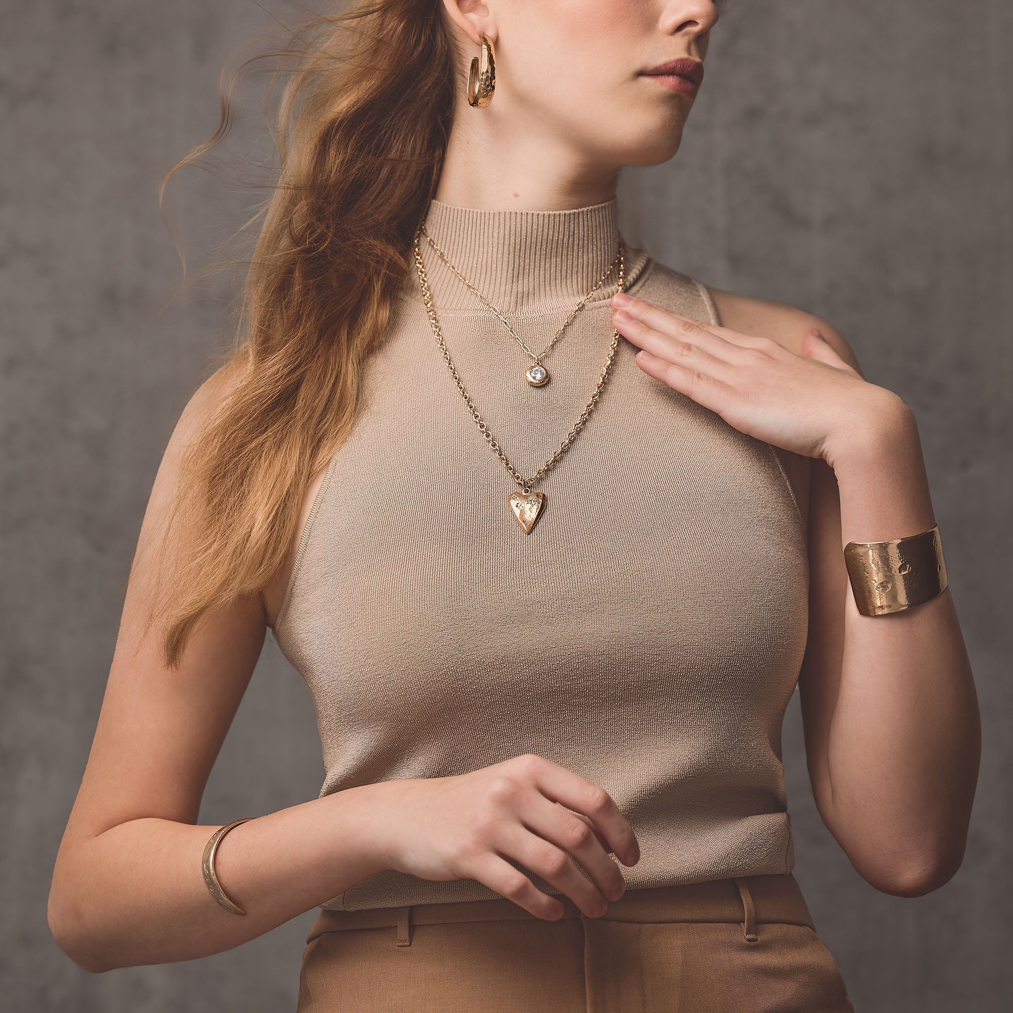 Halo Bronze Earrings - Che Cose Belle