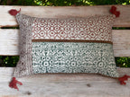 Hand Block Print Rectangular Throw Pillow - Che Cose Belle