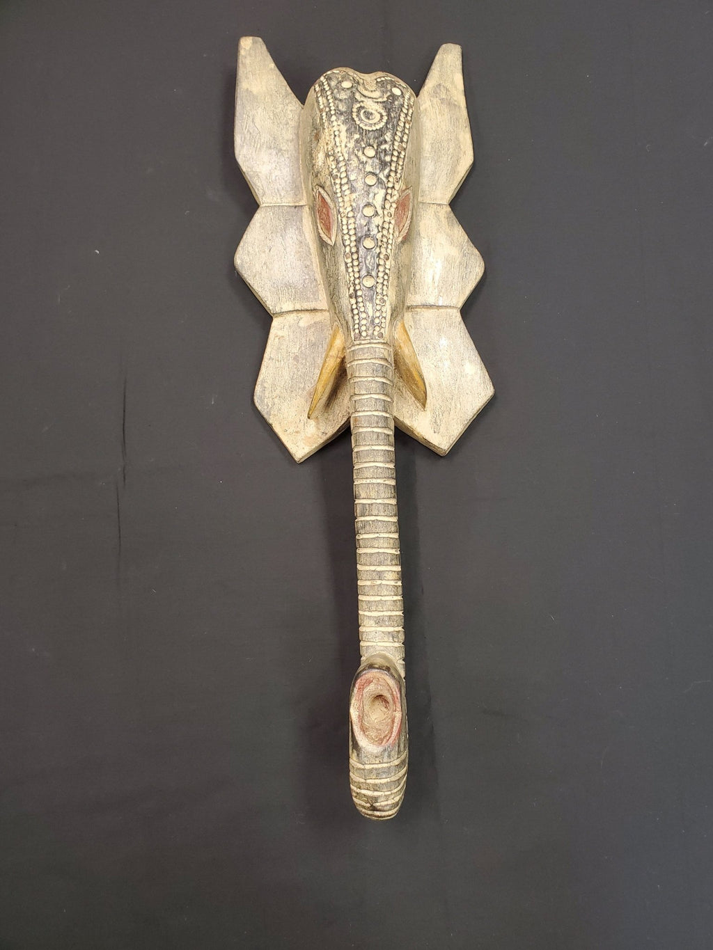 Hand Carved African Elephant Mask, Made in Ghana - Che Cose Belle