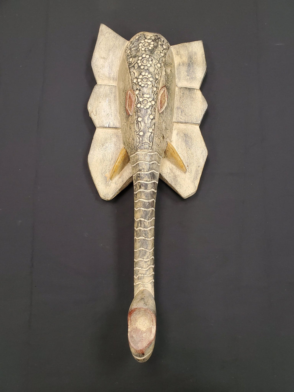 Hand Carved African Elephant Mask, Made in Ghana - Che Cose Belle