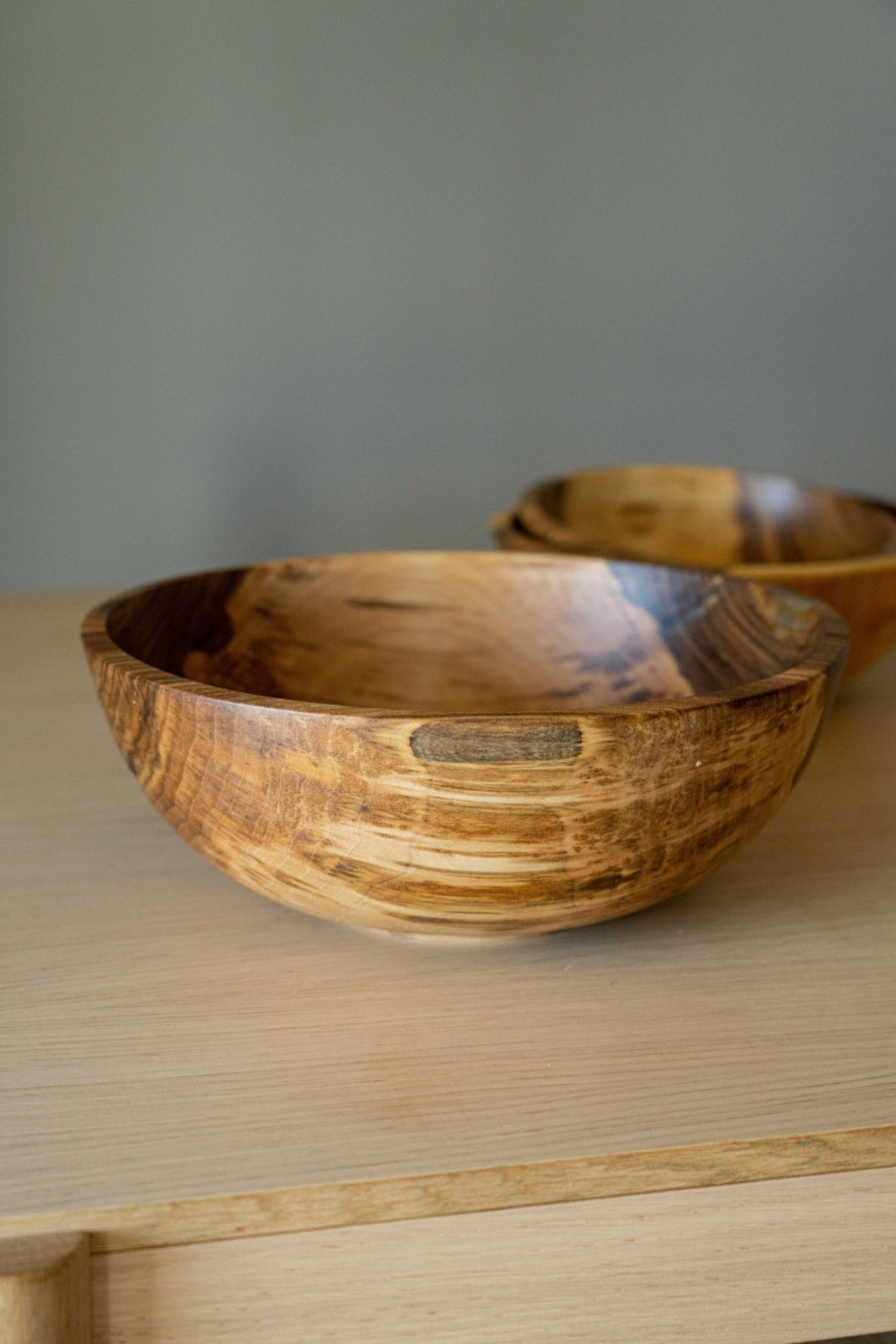 Hand Carved Walnut Wood Nesting Bowl Set - Che Cose Belle