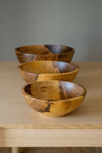 Hand Carved Walnut Wood Nesting Bowl Set - Che Cose Belle