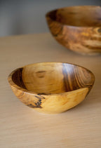 Hand Carved Walnut Wood Nesting Bowl Set - Che Cose Belle