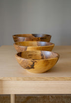 Hand Carved Walnut Wood Nesting Bowl Set - Che Cose Belle