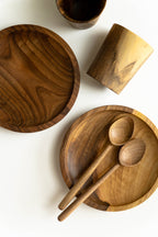 Hand Carved Wooden Plate - Che Cose Belle