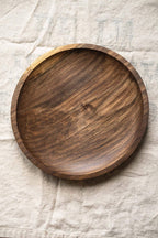 Hand Carved Wooden Plate - Che Cose Belle