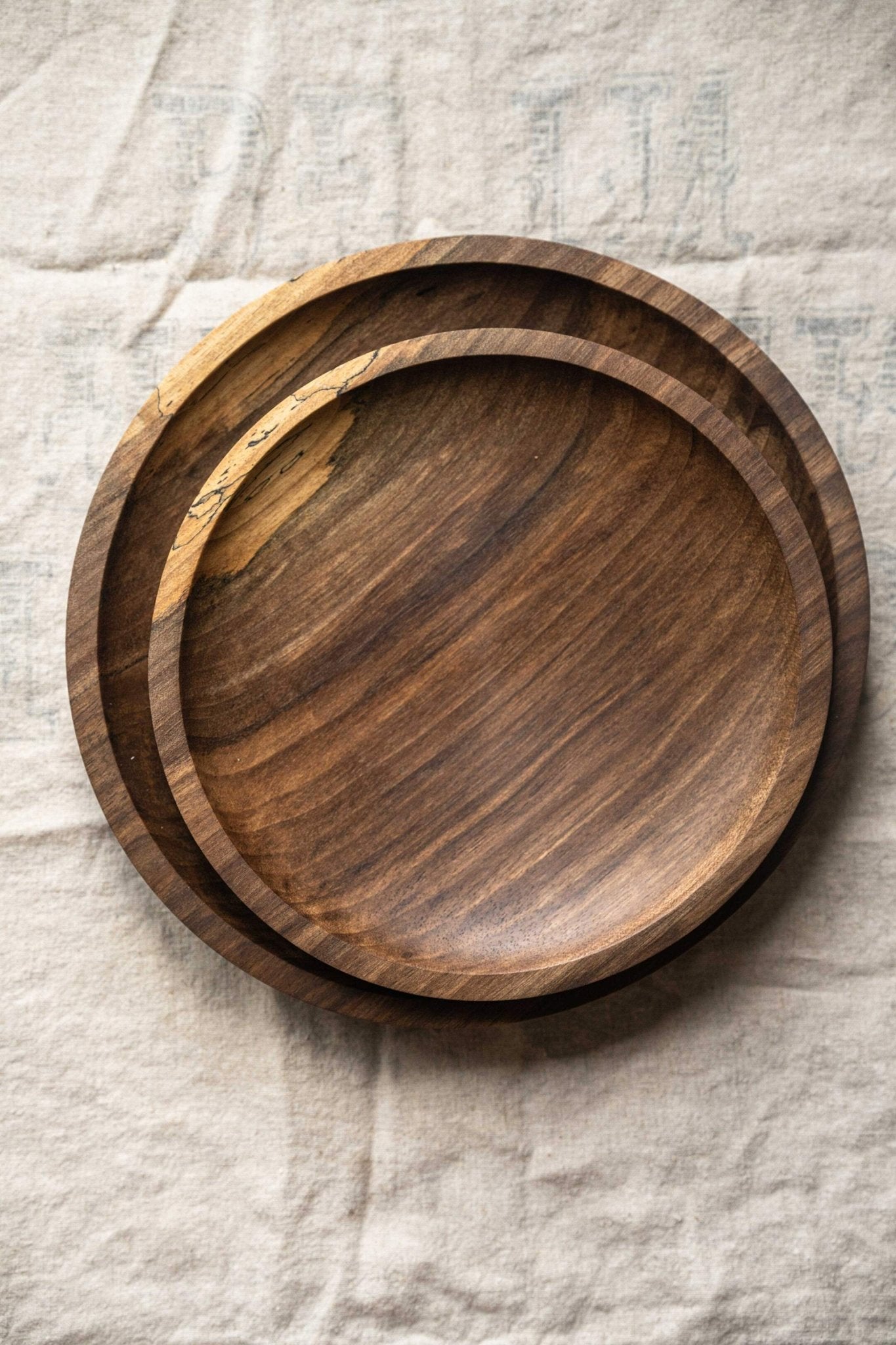 Hand Carved Wooden Plate - Che Cose Belle