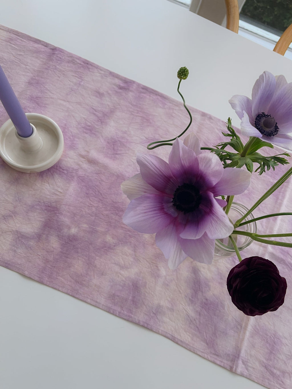 Hand - Dyed Linen Table Runner - Che Cose Belle