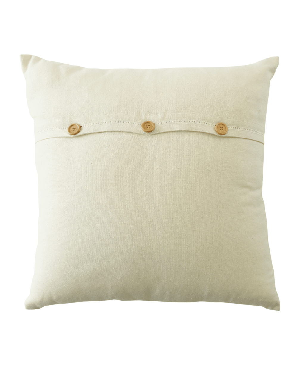 Hand Embroidered Silk Pillow Cover 20" x 20" - Che Cose Belle