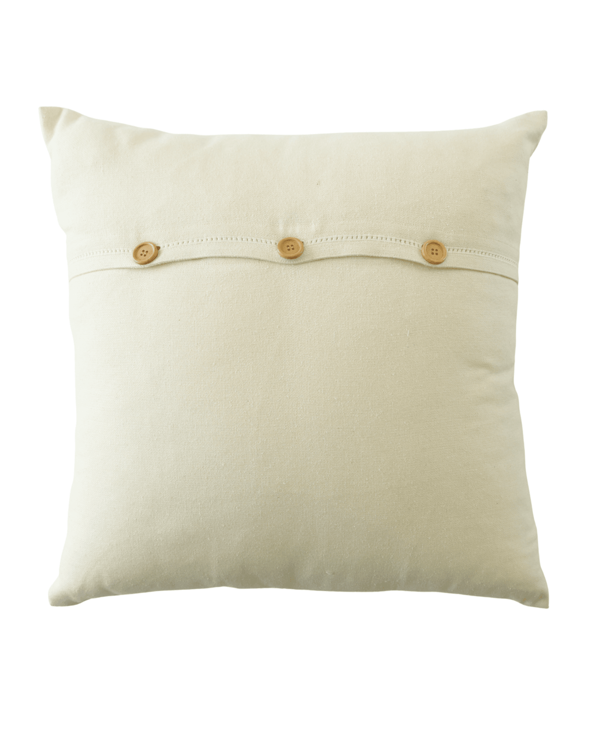 Hand Embroidered Silk Pillow Cover 20" x 20" - Che Cose Belle
