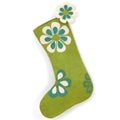 Retro Flower Power Hand Felted Wool Christmas Stocking Arcadia Home