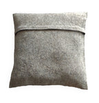 Hand Felted Wool Pillow - 3D Flower Cream Gray - 20" Arcadia Home - Che Cose Belle