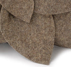 Hand Felted Wool Pillow - 3D Flower Gray Gray, 20" Arcadia Home - Che Cose Belle