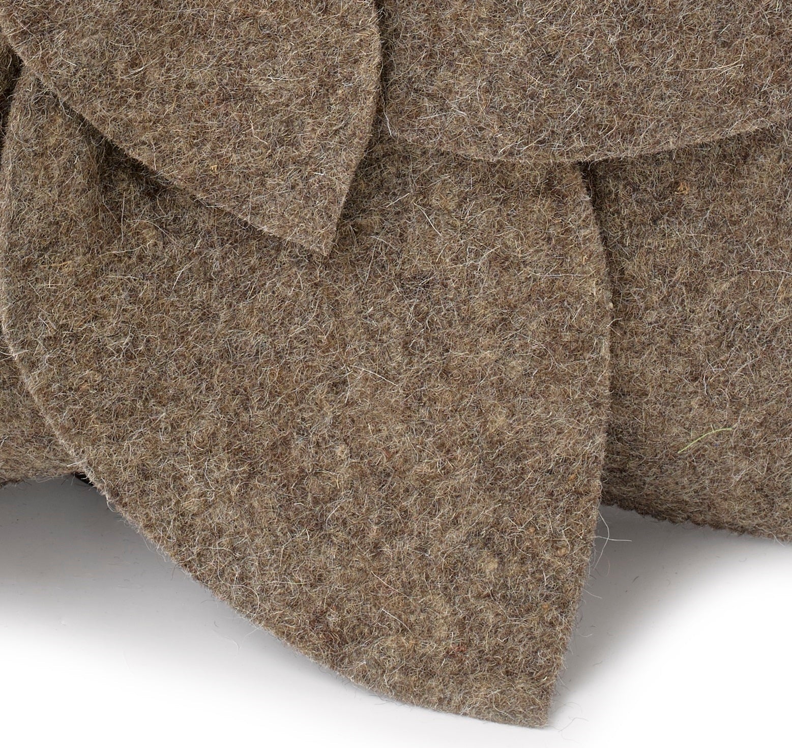 Hand Felted Wool Pillow - 3D Flower Gray Gray, 20" Arcadia Home - Che Cose Belle