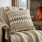 Hand Felted Wool Pillow - Scandinavian Design Gray - 20" Arcadia Home - Che Cose Belle