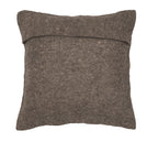 Hand Felted Wool Pillow - Scandinavian Design Gray - 20" Arcadia Home - Che Cose Belle