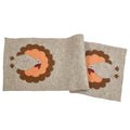 Hand Felted Wool Thanksgiving Turkey Table Runner - 16x44" Arcadia Home - Che Cose Belle